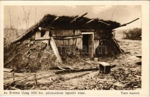 Tiszti kaszinó, első világháborús osztrák-magyar katonai tábor. Az Érdekes Újság kiadása / WWI Austro-Hungarian K.u.K. military camp's officers casino (EK)