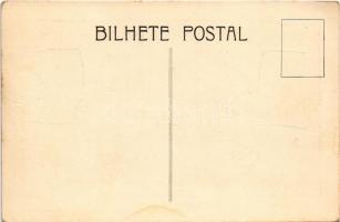 O jogo do galo / WWII Anti-Nazi propaganda, mocking caricature, depicts a game of tic-tac-toe betwee...