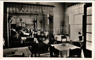 1941 Munkács, Mukacheve, Mukacevo; Sirokay (Sirokai) Béla éttermei, belső. Zrínyi Ilona utca 2. / restaurant interior (EK)