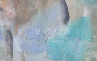 Litkey György (1907-1975): Enteriőr, 1959. Akvarell, papír. Jelezve jobbra lent. 34x24,5 cm. Fakeret...