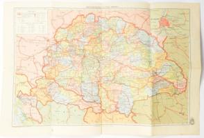 Magyarország politikai térképe a bécsi döntések, a kárpátaljai és délvidéki bevonulások után. Mérték...