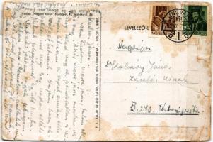1943 Vérszerződés. Kállay László kiadása, Magyar Könyv / Hungarian Blood oath, irredenta art postcar...