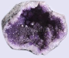 Nagyméretű ametiszt geóda. Jó állapotú gyűjtői darab, 22x16 cm /// KIZÁRÓLAG SZEMÉLYES ÁTVÉTEL, NEM POSTÁZZUK / ONLY PERSONAL COLLECTION IN OUR OFFICE!