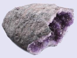 Nagyméretű ametiszt geóda. Jó állapotú gyűjtői darab, 22x16 cm /// KIZÁRÓLAG SZEMÉLYES ÁTVÉTEL, NEM ...