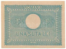 Románia 1945. 100L T:AU
Romania 1945. 100 Lei C:AU
Krause P#78