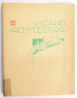 Thoroczkay Wigand Ede: Wigand architectura. Bp., 1936. Magyar Királyi Egyetemi Nyomda. A szerző 1907-1934 között készült műveinek kliséivel Szinte a teljes könyv képanyag. Kiadói papírkötésben, a ragasztásnál elvált.