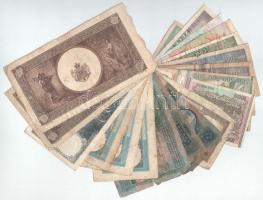 19db-os vegyes, román bankjegyből és magyar felülbélyegzett álló tétel T:F,VG
19pcs mixed lot, with...