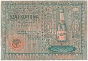 1913. május 1. Arad "Andrényi Kálmán Utódai" pezsgőreklám nyereményjáték felhívással 100K-ról T:VF sarkoknál kis kopások, kisebb beszakadások