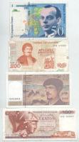 Franciaország 1994. 50Fr + 1997 20Fr + Görögország 1978. 100Dr + 1996. 20Dr T:F France 1994. 50 Francs + 1997. 20 Francs + Greece 1978. 100 Drachmai + 1996. 20 Drachmai C:F