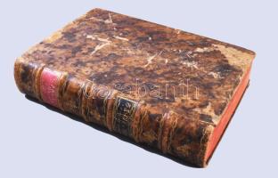 1811-1812 Országgyűlési jegyzőkönyv II, kötet. 907-1699p. Aranyozott bordázott egészbőr kötésben. Címlap nincsen.