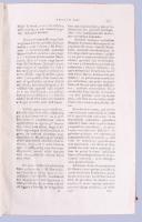 1811-1812 Országgyűlési jegyzőkönyv II, kötet. 907-1699p. Aranyozott bordázott egészbőr kötésben. Cí...