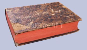 1811-1812 Országgyűlési jegyzőkönyv II, kötet. 907-1699p. Aranyozott bordázott egészbőr kötésben. Cí...