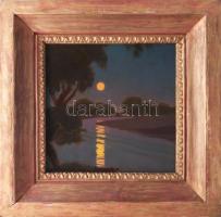 Tagyosi Rátz Péter (1879-1945): Nagybánya környéki táj. Olaj, karton. Jelezve jobbra lent: Tagyosi R...