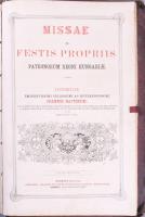 Missale romanum ex decreto sacrosancti Concilii Tridentini ... Campoduni, 1860. Olim Ducali nunc Koe...