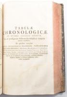 Graveson, Ignatius: Historia Ecclesiastica Novi Testamenti Tom VI-IX. Egybe kötve ca 1750. 132+152+168+47+176+ (104) p Bordázott egészbőr kötésben