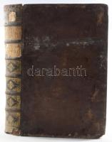 Graveson, Ignatius: Historia Ecclesiastica Novi Testamenti Tom VI-IX. Egybe kötve ca 1750. 132+152+1...