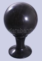 Hematit gömb d:11,5 cm, sérült posztamensen.