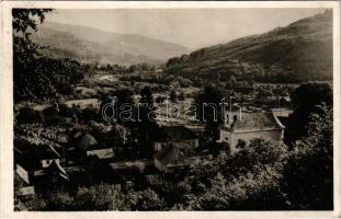 1940 Gyertyánliget, Polyana-Gyertyánliget, Kabola Polyána, Kobyletska Poliana (Máramaros, Maramures); látkép. Schneider András kiadása / general view (EK)