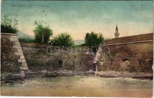 1912 Ada Kaleh, vár, mecset. M. G. kiadása (Orsova) / Festung / castle, fortress, mosque (fa)