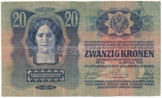 1913. 20K fekete "ROMANIA TIMBRU SPECIAL" felülbélyegzéssel T:F beszakadás
Adamo K17