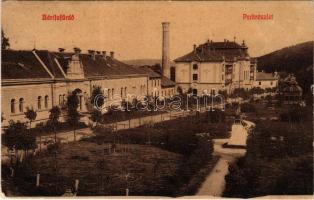 1910 Bártfa, Bártfafürdő, Bardejovské Kúpele, Bardiov, Bardejov; Park részlet, ásványfürdő. W.L. (?) 711. / park, spa, bath (EB)
