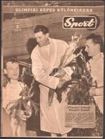 1956 A Sport c. képes magazin 3 db olimpiai különszáma