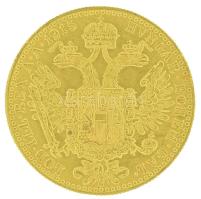 Ausztria 1915. Dukát Au "Ferenc József" utánveret (3,49g/0.986) T:P folt
Austria 1915. 1 ...