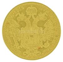 Ausztria 1915. Dukát Au "Ferenc József" utánveret (3,49g/0.986) T:P folt
Austria 1915. 1 ...