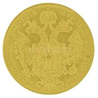 Ausztria 1915. Dukát Au "Ferenc József" utánveret (3,49g/0.986) T:P folt
Austria 1915. 1 ...