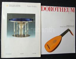 Dorotheum hangszerkatalógus és Wiener Kunst féle szecessziós porcelán árverési katalógus, mind kettő német nyelven