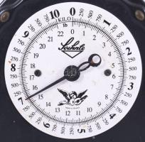 Régi asztali mérleg, serpenyő nélkül, m: 26 cm