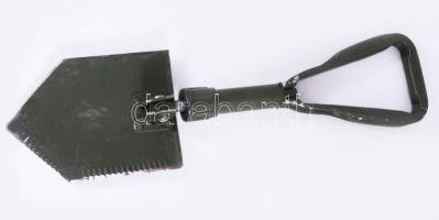 Gyalogsági ásó, tartójában.