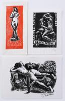 Kl. külföldi és magyar alkotók (Fery Antal, Menyhárt József, Stettner Béla, Fritz Kuhn stb.): 21 db ...