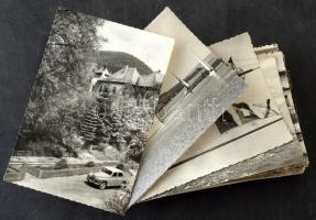 100 db MODERN magyarországi főleg fekete-fehér város képeslap / 100 modern Hungarian mainly black and white town postcards