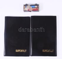 Superfilt filter szipka dobozában + 2 reklám notesz hozzá