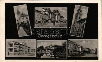 1938 Beregszász, Beregovo, Berehove; mozaiklap. Schönberger kiadása / multi-view postcard