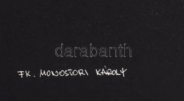 1986 Transzpoézis, Nemzeti Dal, Szkárosi Endre térköltészeti kiállítása. Plakát, papír. . 40,5x27,5 ...