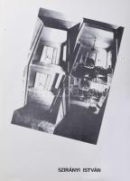 Szirányi István, meghívó és plakát: 1984, Stúdió Galéria, kihajtható meghívó; másik további felirat nélküli plakát, 42x30 és 25x34,5 cm