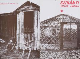 Szirányi István, meghívó és plakát: 1984, Stúdió Galéria, kihajtható meghívó; másik további felirat ...