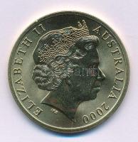 Ausztrália 2000. 5D Al-bronz "Sydneyi Olimpia 2000 - Lovaglás" tanúsítvánnyal (38,74mm) T:BU Australia 2000. 5 Dollars Al-Bronze "Sydney 2000 Olympics - Equestrian" with certificate (38,74mm) C:BU Krause KM#434