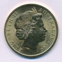 Ausztrália 2000. 5D Al-bronz "Sydneyi Olimpia 2000 - Röpladba" tanúsítvánnyal (38,74mm) T:BU 2000. 5 Dollars Al-Bronze "Sydney 2000 Olympics - Volleyball" with certificate (38,74mm) C:BU Krause KM#433