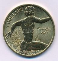 Ausztrália 2000. 5D Al-bronz "Sydneyi Olimpia 2000 - Triatlon" tanúsítvánnyal (38,74mm) T:...