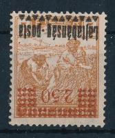 Nyugat-Magyarország III. 1921 Arató 2,50K/5f fordított felülnyomással, Bodor vizsgálójellel