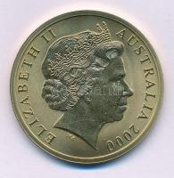 Ausztrália 2000. 5D Al-bronz "Sydneyi Olimpia 2000 - Öttusa" tanúsítvánnyal (38,74mm) T:BU 2000. 5 Dollars Al-Bronze "Sydney 2000 Olympics - Pentathlon" with certificate (38,74mm) C:BU Krause KM#429