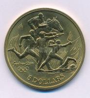 Ausztrália 2000. 5D Al-bronz "Sydneyi Olimpia 2000 - Öttusa" tanúsítvánnyal (38,74mm) T:BU...