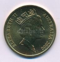 Ausztrália 2000. 5D Al-bronz "Sydneyi Olimpia 2000 - Súlyemelés" tanúsítvánnyal (38,74mm) T:BU 2000. 5 Dollars Al-Bronze "Sydney 2000 Olympics - Weightlifting" with certificate (38,74mm) C:BU Krause KM#361