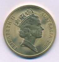 Ausztrália 2000. 5D Al-bronz "Sydneyi Olimpia 2000 - Atlétika" tanúsítvánnyal (38,74mm) T:BU 2000. 5 Dollars Al-Bronze "Sydney 2000 Olympics - Athletics" with certificate (38,74mm) C:BU Krause KM#356