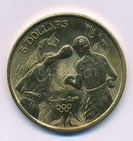 Ausztrália 2000. 5D Al-bronz "Sydneyi Olimpia 2000 - Ökölvívás" tanúsítvánnyal (38,74mm) T...