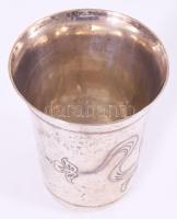 Keresztelőpohár ezüst (Ag) dianás jelzéssel. 29,95 g 7,5 cm