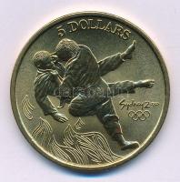 Ausztrália 2000. 5D Al-bronz "Sydneyi Olimpia 2000 - Dzsudó" tanúsítvánnyal (38,74mm) T:BU...
